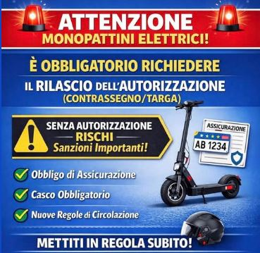 Novità regole monopattini elettrici